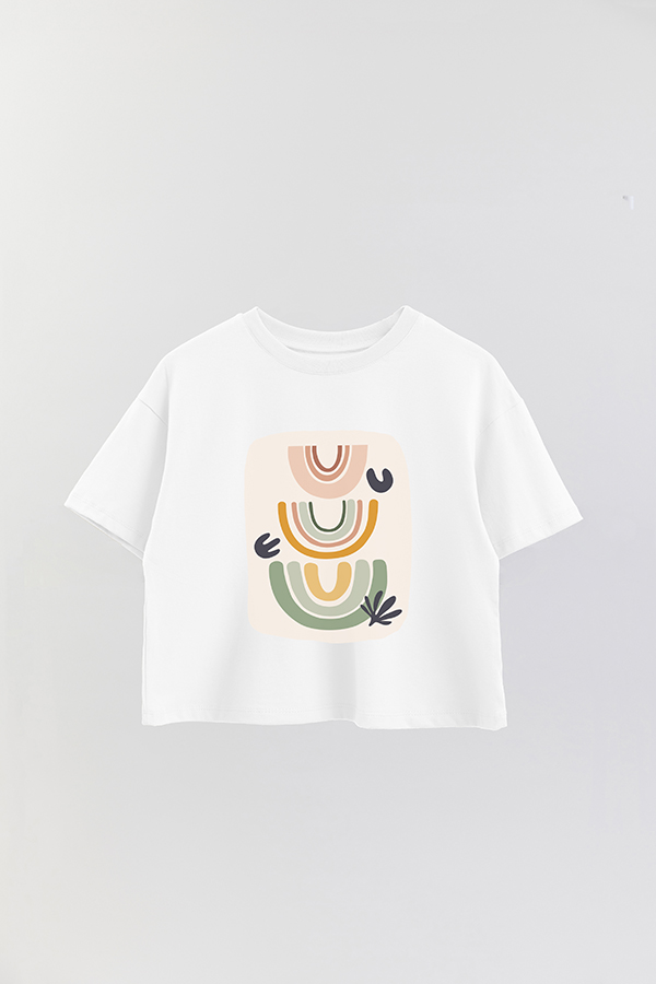 REMERA CROP ESTAMPADA ART 151