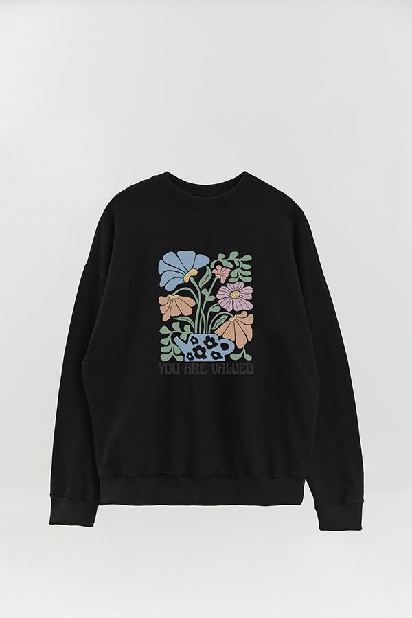 BUZO CREWNECK ESTAMPADO BOHO YOU ARE VALUED
