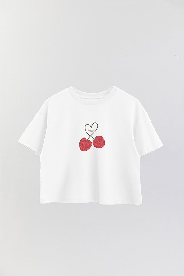 REMERA CROP ESTAMPADA FRSP WE MAKE 2