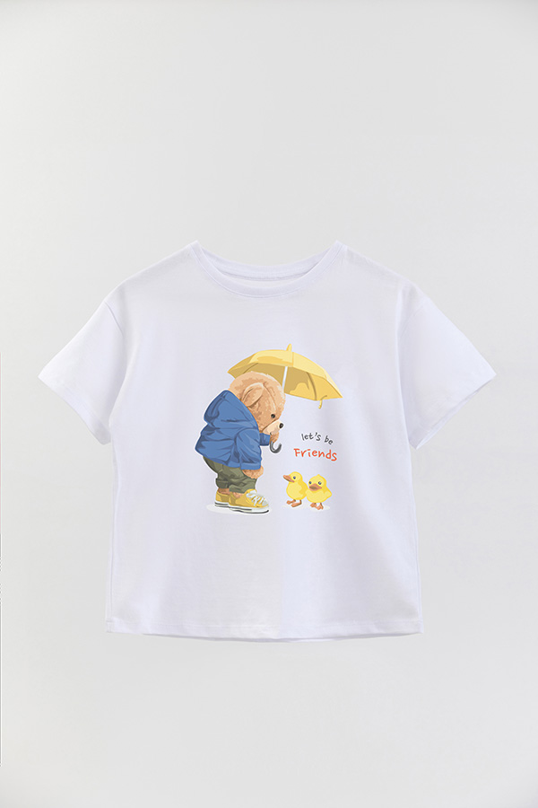 REMERA GB OVERSIZE YELLOW KIDS