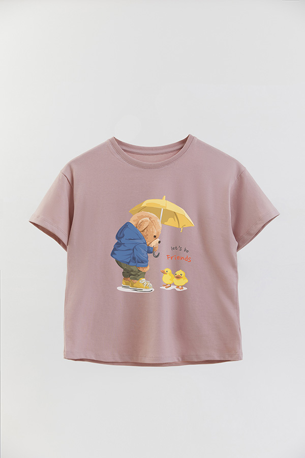 REMERA GB OVERSIZE YELLOW KIDS