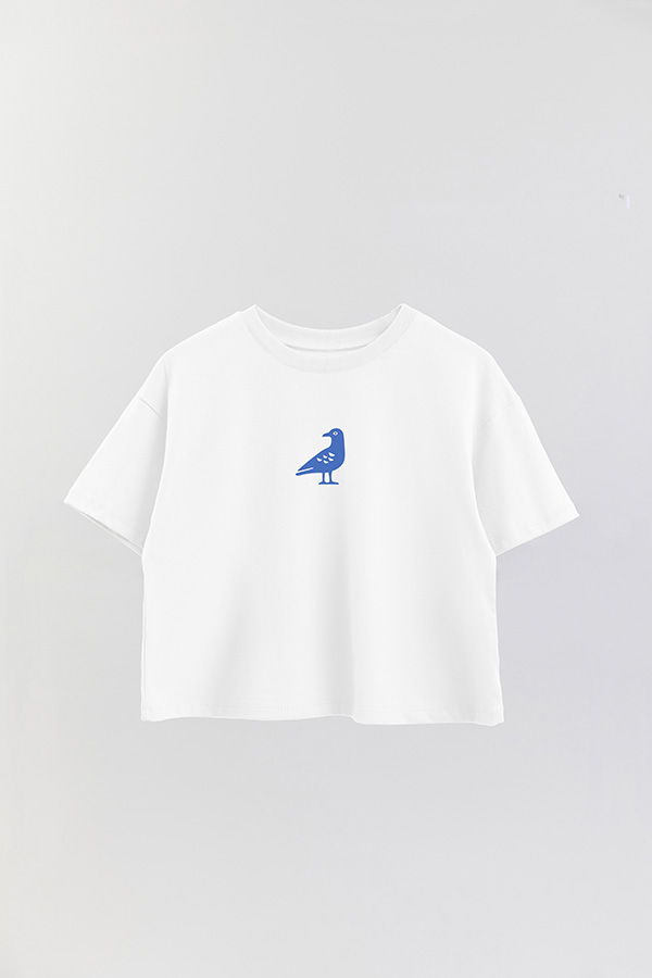 REMERA CROP FB ESTAMPADA UCCELLO