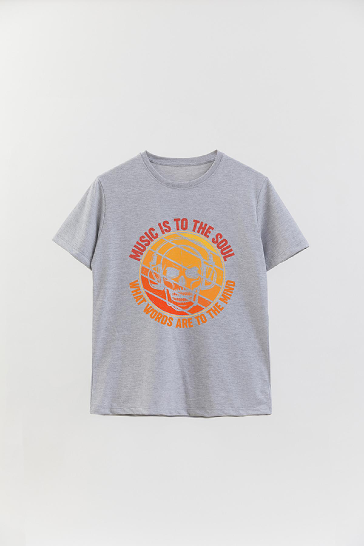 REMERA BASICA ESTAMPADA MS MUSIC IS TO THE SOUL
