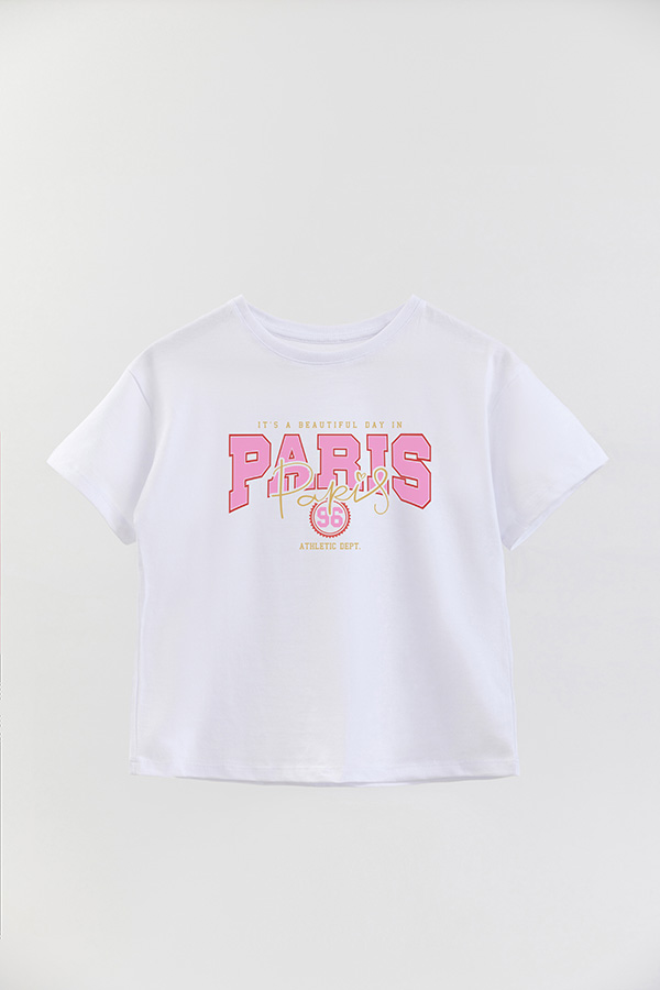 REMERA GIRL OVER PARIS 96