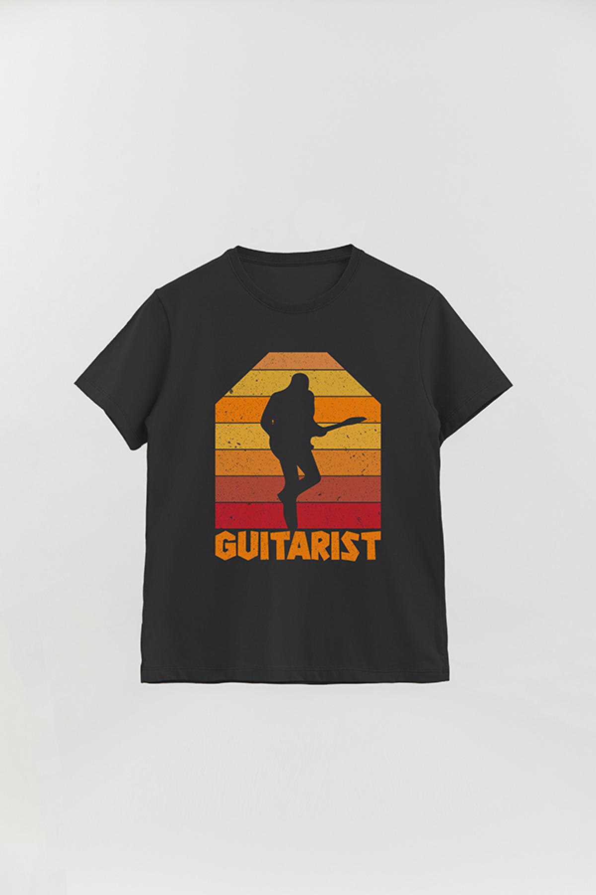 REMERA BASICA ESTAMPADA MS GUITARIST