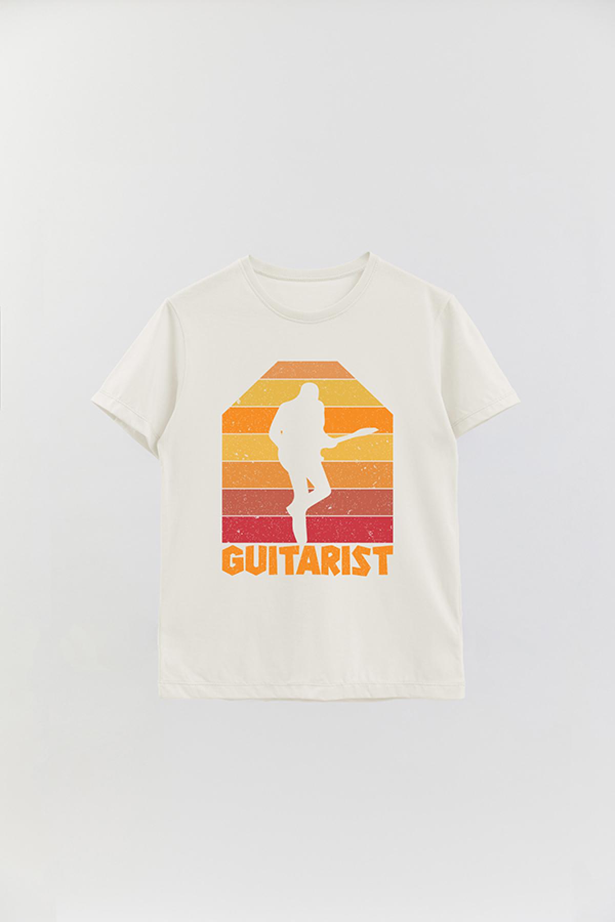 REMERA BASICA ESTAMPADA MS GUITARIST