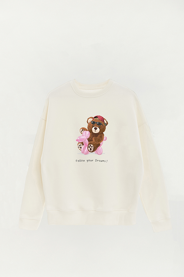 BUZO TEDDY FOLLOW YOUR DREAMS IN PINK