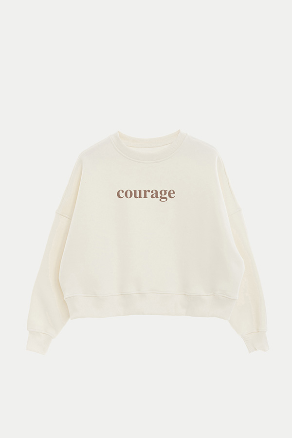 BUZO CROP ESTAMPADO MNM COURAGE