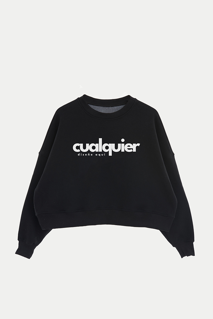 BUZO FRISA CROP CON LOGO