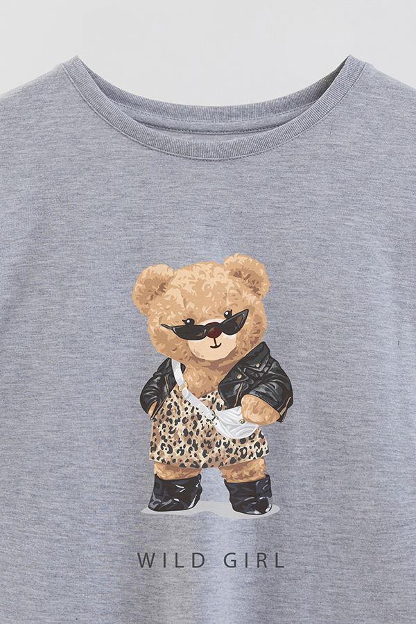 REMERA GB OVERSIZE TEDDY WILD GIRL