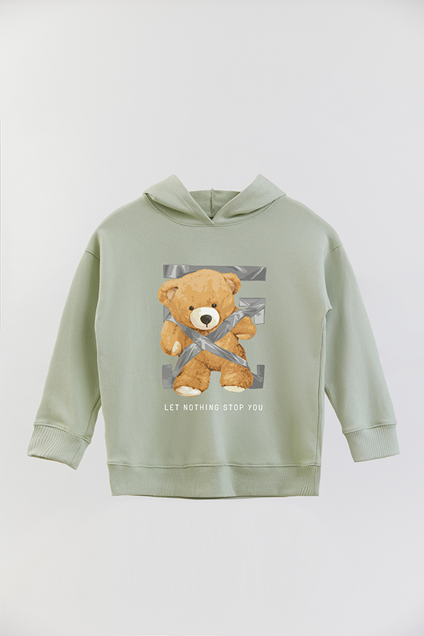 HOODIE RÚSTICO BOY TEDDY LET NOTHING STOP YOU