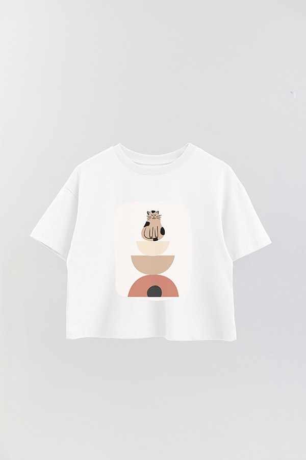REMERA CROP ESTAMPADA ART 133