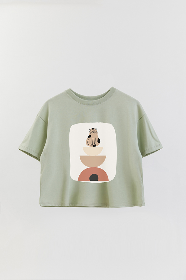REMERA CROP ESTAMPADA ART 133