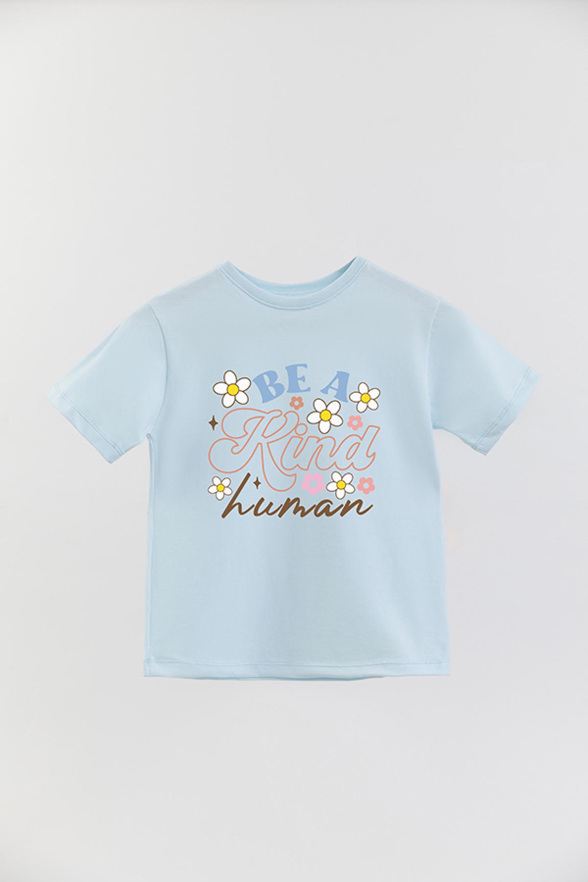 REMERA BASIC GIRL RT BE A KIND HUMAN