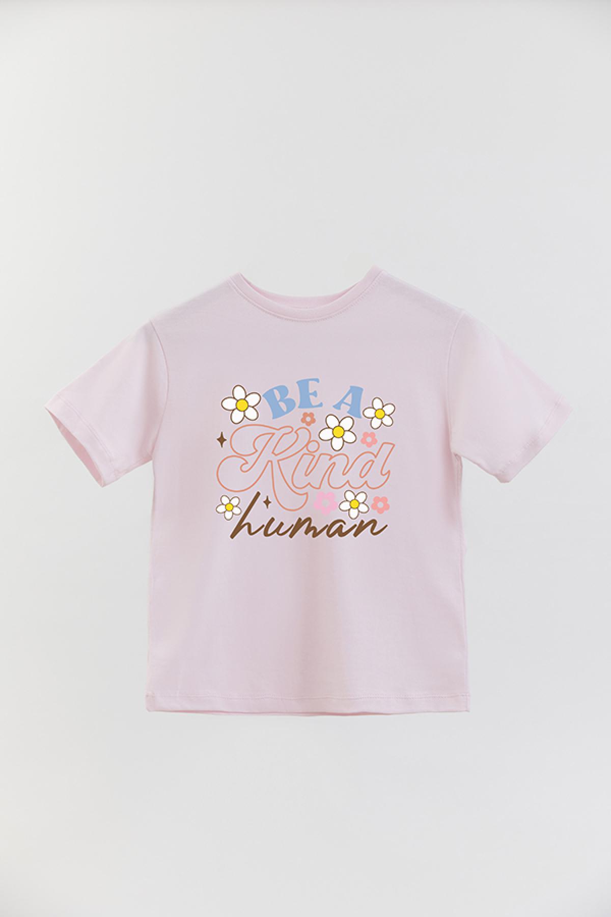 REMERA BASIC GIRL RT BE A KIND HUMAN