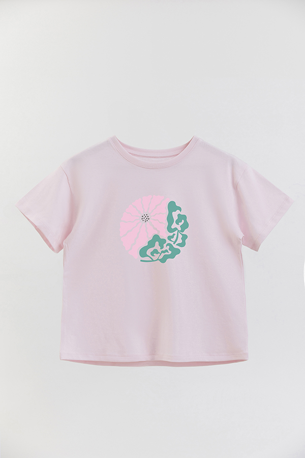 REMERA GIRL OVER BOHO PINK