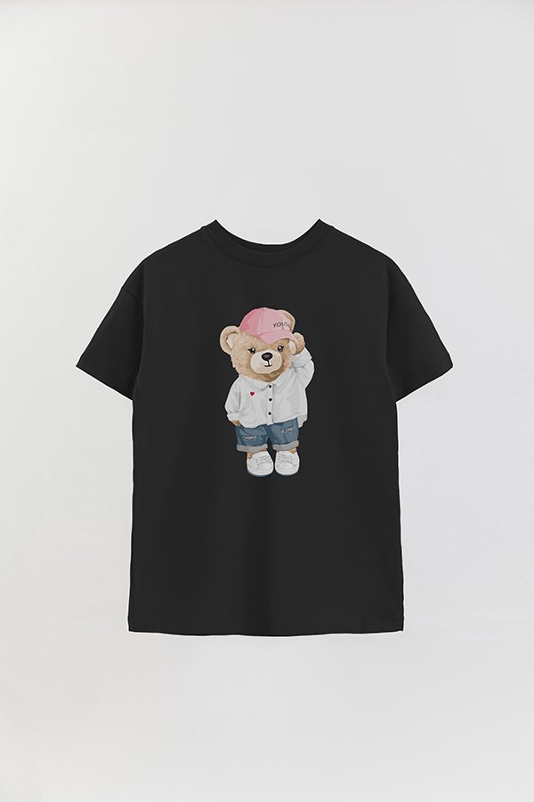 REMERA OVER ESTAMPADA UNISEX TEDDY YOUTH