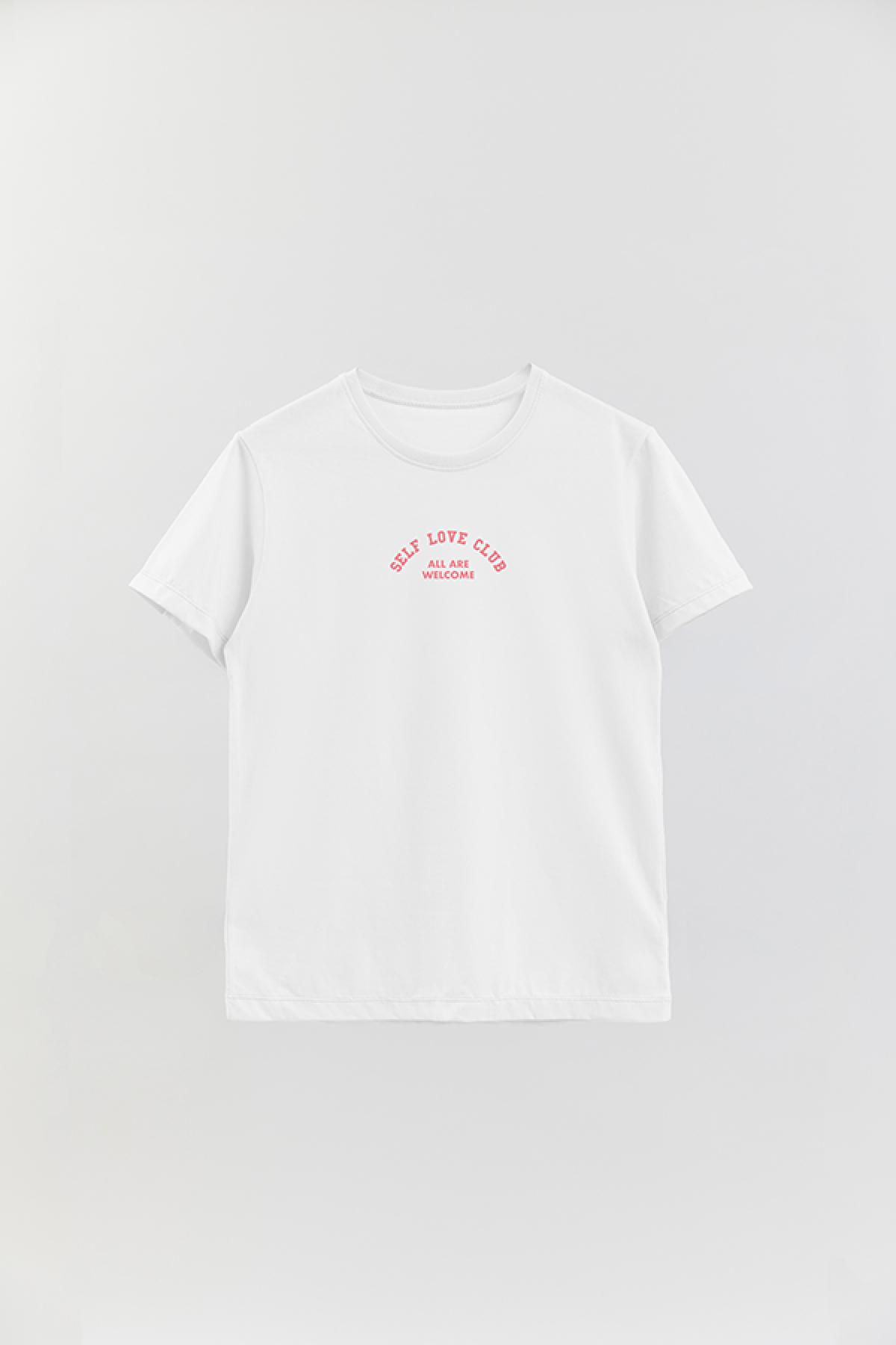 REMERA BASICA ESTAMPADA WCV SELF LOVE CLUB