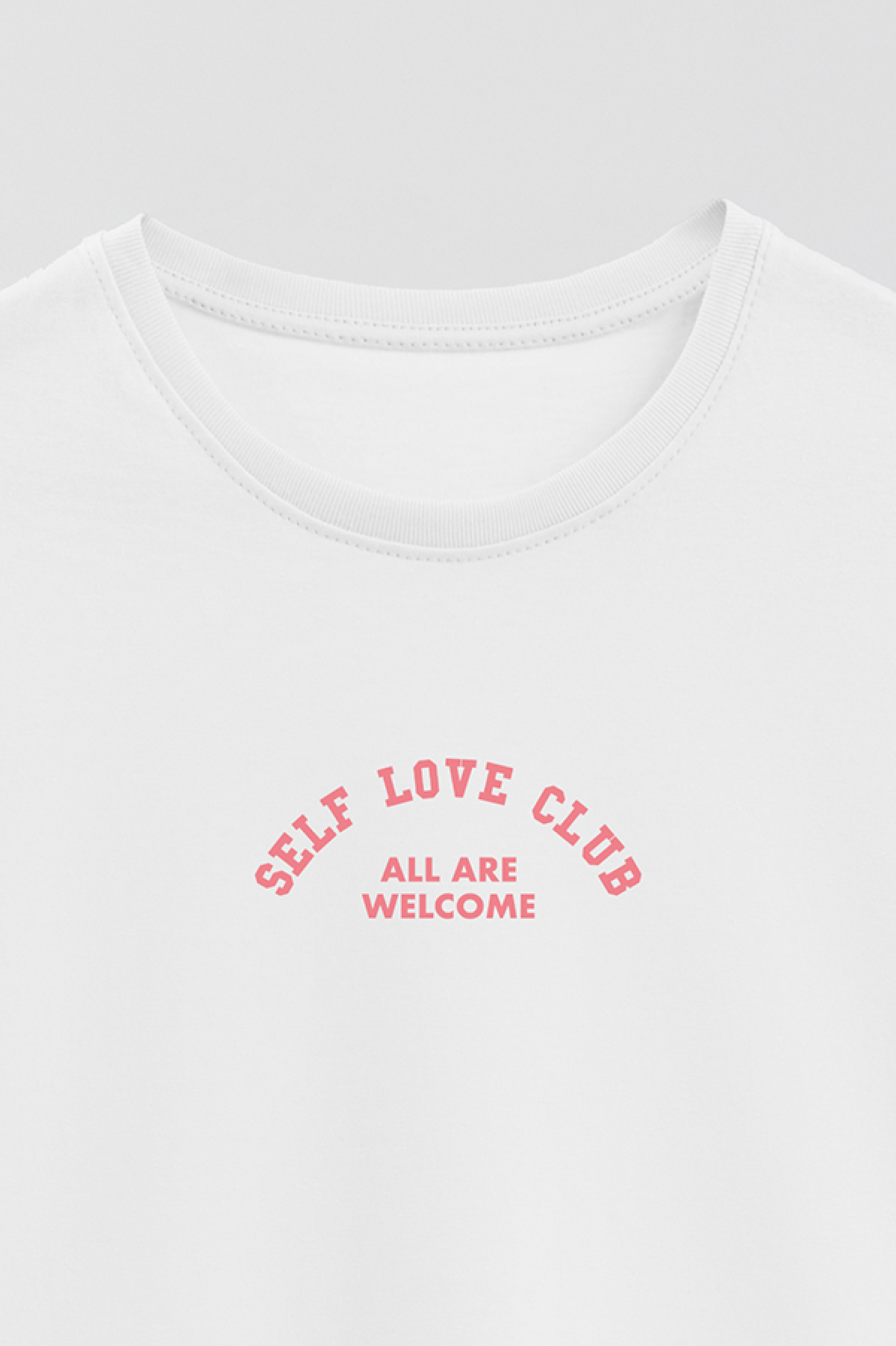 REMERA BASICA ESTAMPADA WCV SELF LOVE CLUB