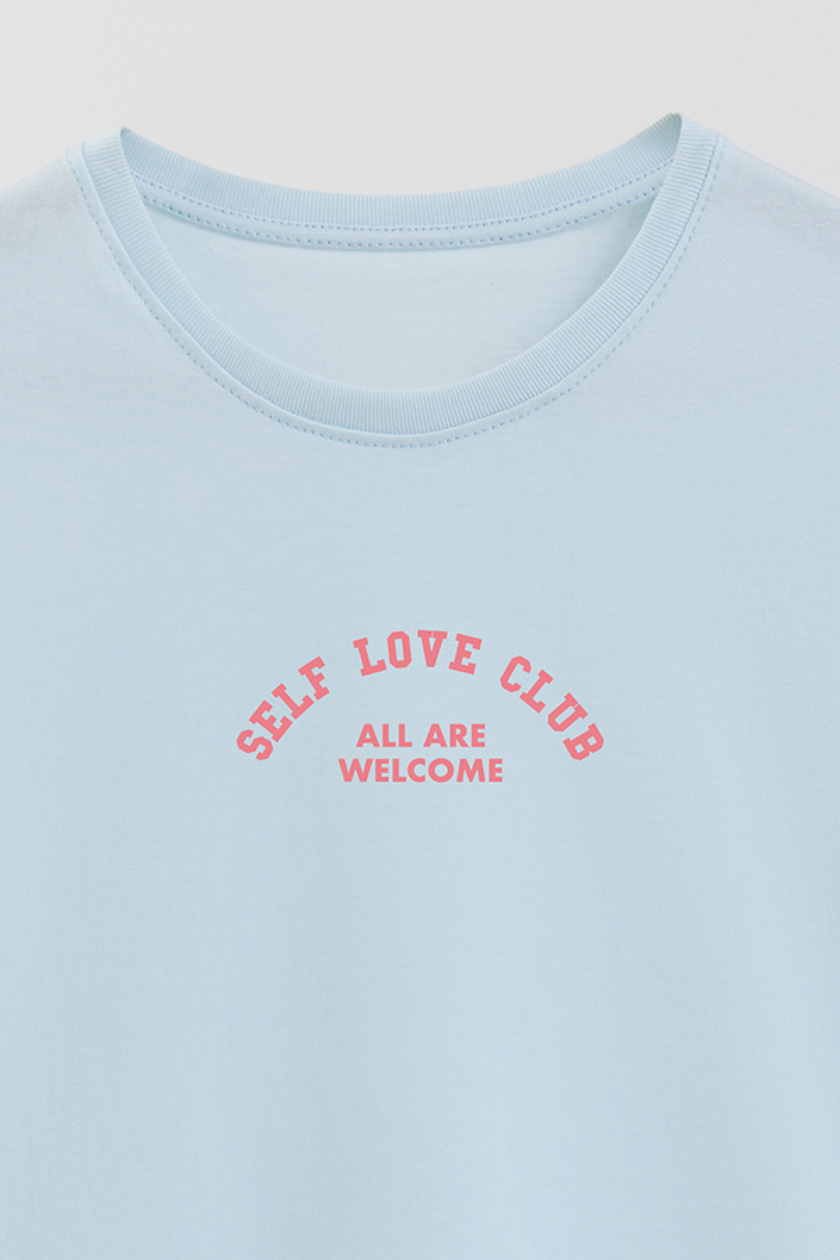 REMERA BASICA ESTAMPADA WCV SELF LOVE CLUB