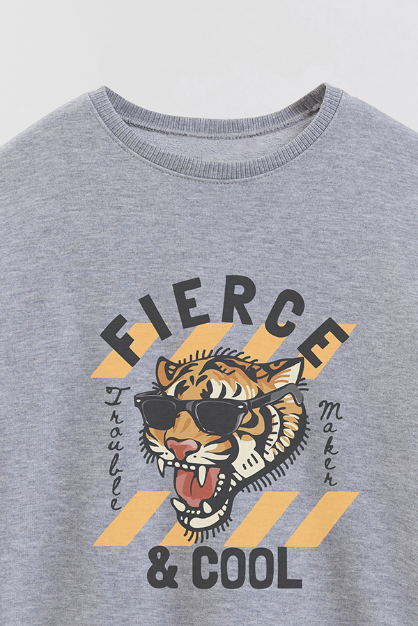 BUZO CREWNECK RUSTICO TIGER CLUB FIERCE