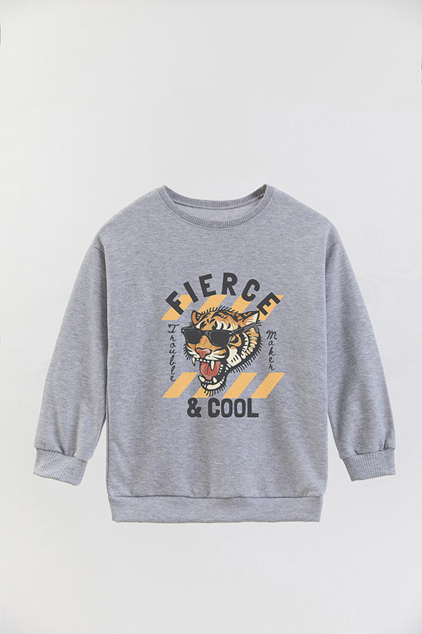BUZO CREWNECK RUSTICO TIGER CLUB FIERCE