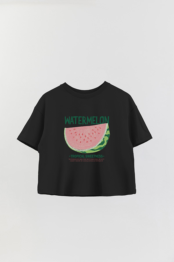 REMERA CROP ESTAMPADA FRSP WATERMELON