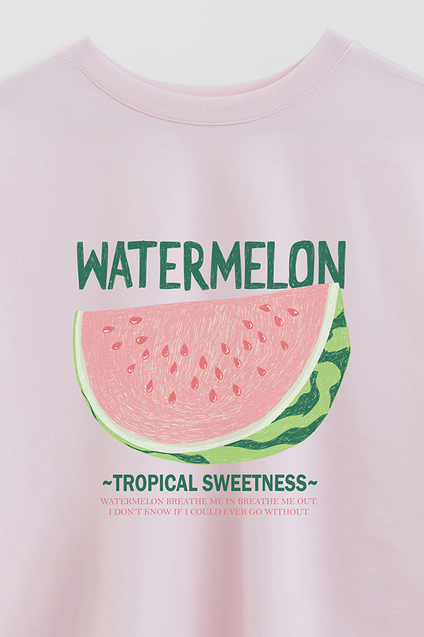 REMERA CROP ESTAMPADA FRSP WATERMELON