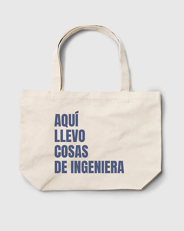 TOTE BAG AQUI LLEVO INGENIERA