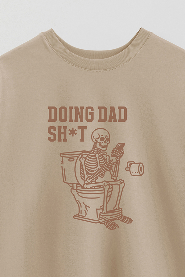 REMERA OVER ESTAMPADA DDP BATHROOM