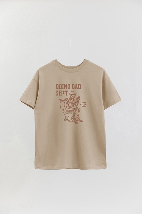 REMERA OVER ESTAMPADA DDP BATHROOM