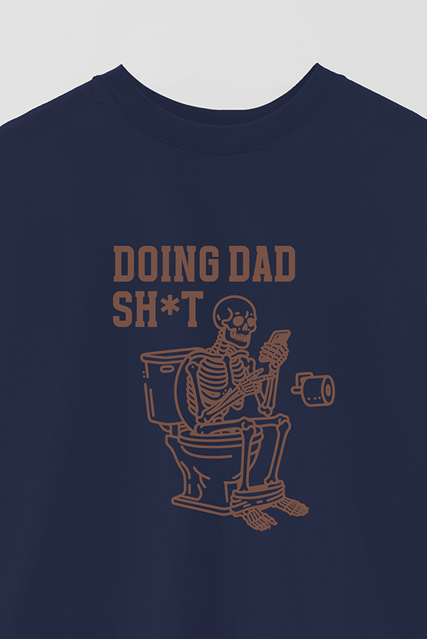 REMERA OVER ESTAMPADA DDP BATHROOM