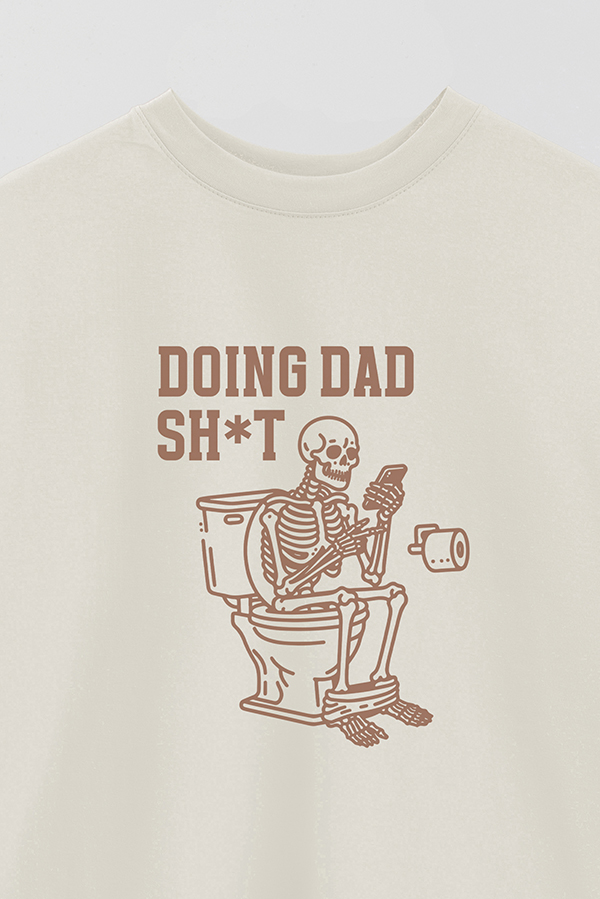 REMERA OVER ESTAMPADA DDP BATHROOM
