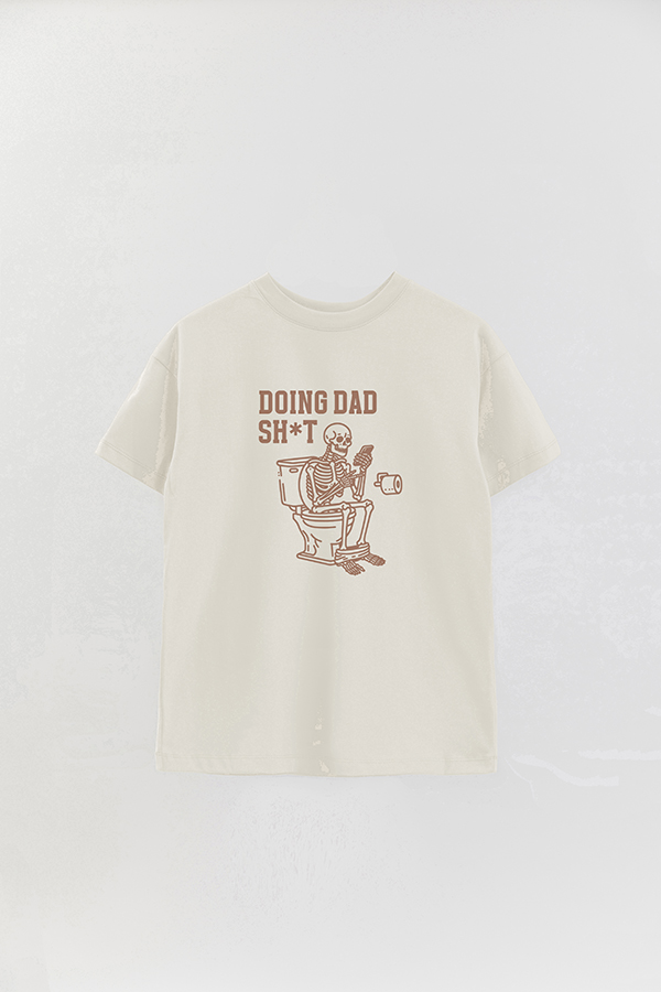REMERA OVER ESTAMPADA DDP BATHROOM