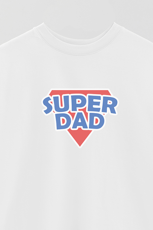 REMERA OVER ESTAMPADA DDP SUPERHERO DAD