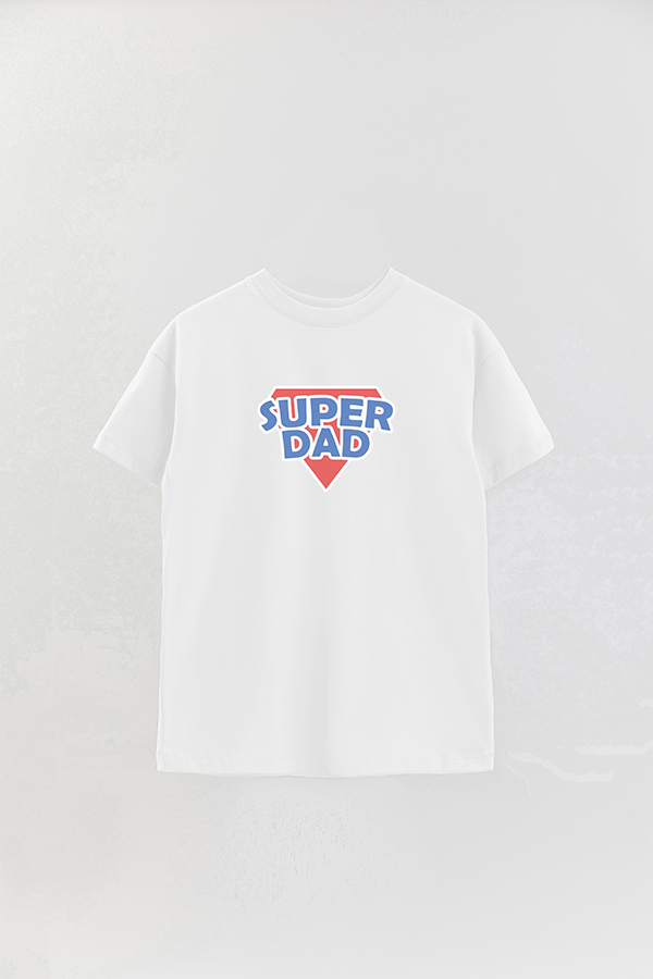 REMERA OVER ESTAMPADA DDP SUPERHERO DAD
