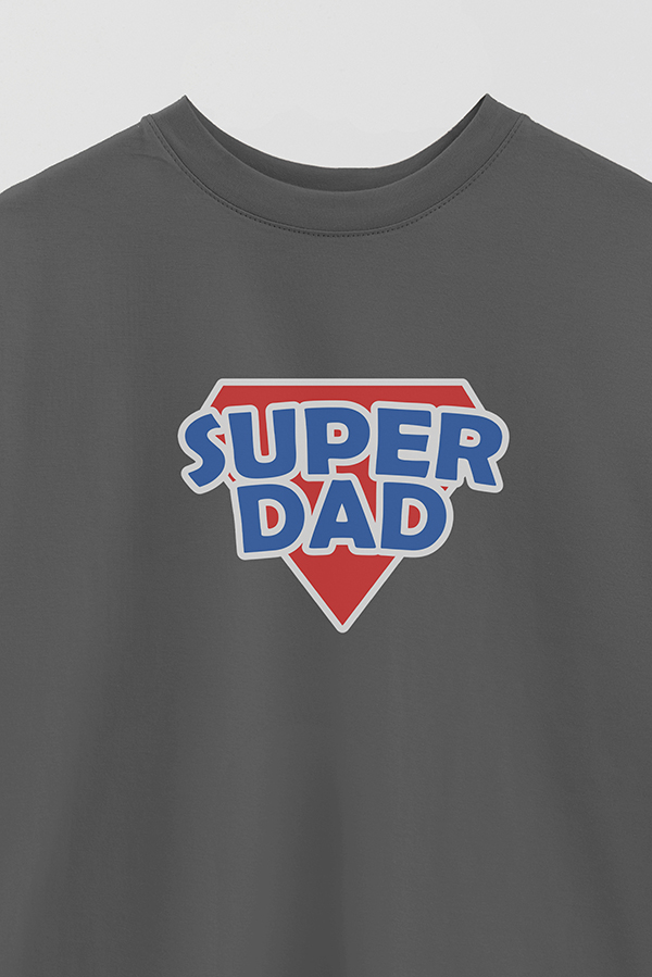 REMERA OVER ESTAMPADA DDP SUPERHERO DAD