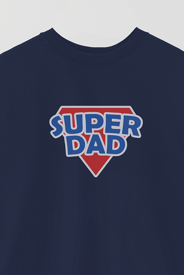 REMERA OVER ESTAMPADA DDP SUPERHERO DAD
