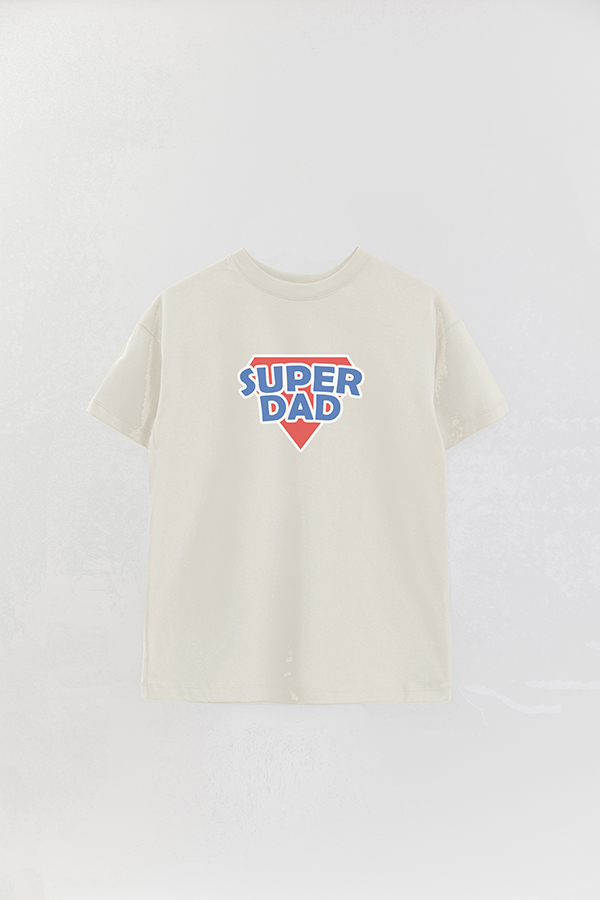 REMERA OVER ESTAMPADA DDP SUPERHERO DAD
