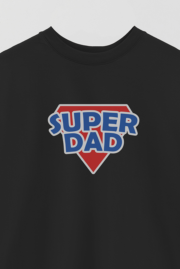 REMERA OVER ESTAMPADA DDP SUPERHERO DAD
