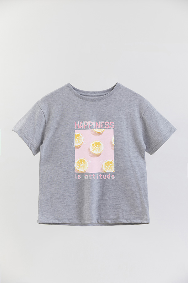 REMERA GIRL OVER HAPPINESS