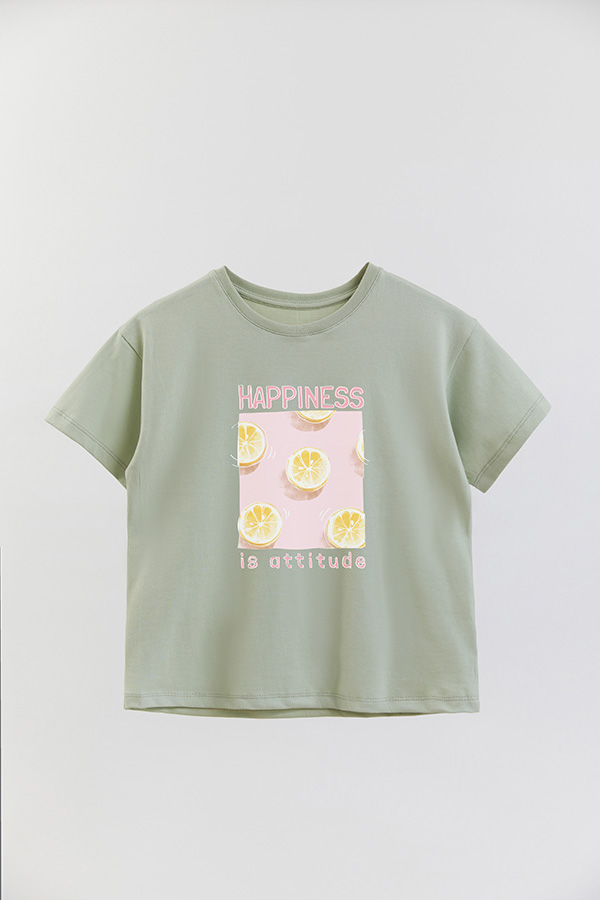 REMERA GIRL OVER HAPPINESS