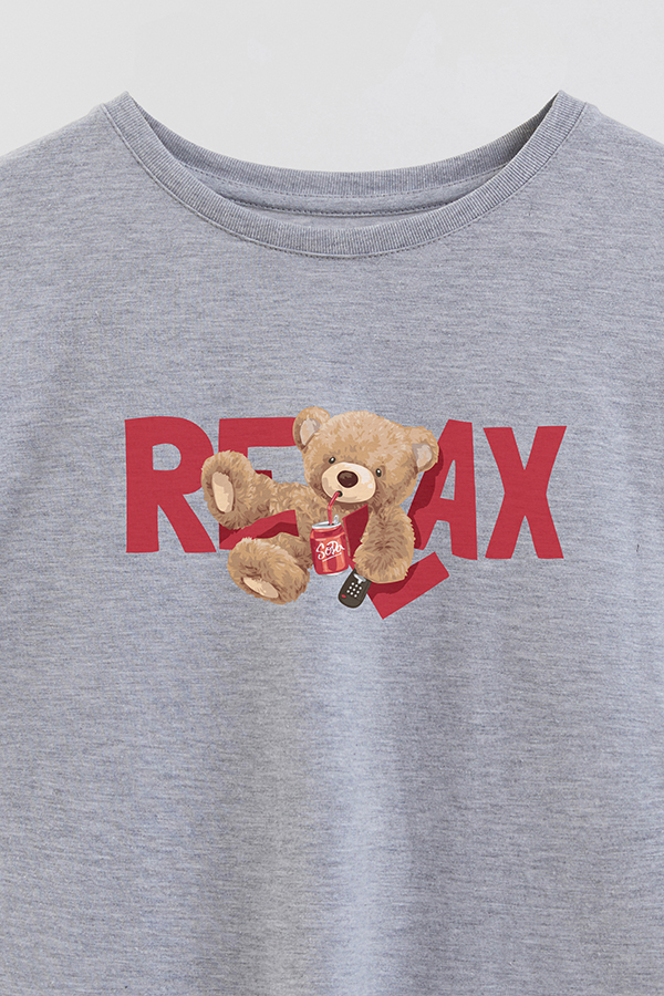 REMERA GB OVERSIZE TEDDY RELAX RED