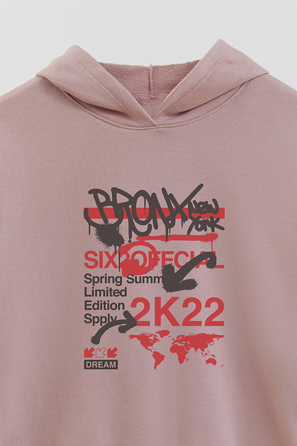 HOODIE RUSTICO BOY URBAN NY DREAM