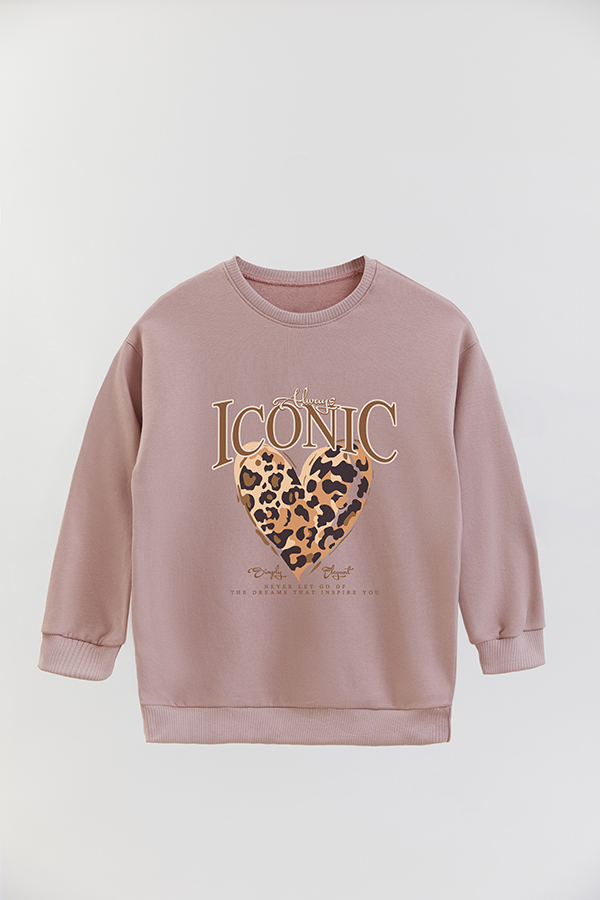 BUZO CREWNECK RUSTICO GIRL ICONIC PRINT ICONIC