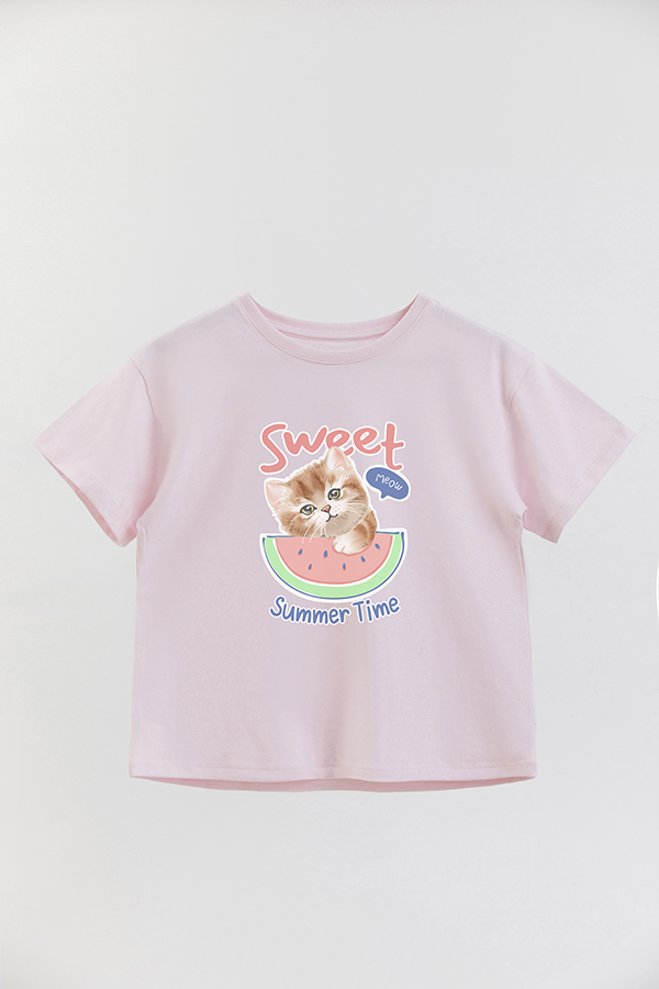 REMERA GIRL OVER KITTY DREAMS SWEET