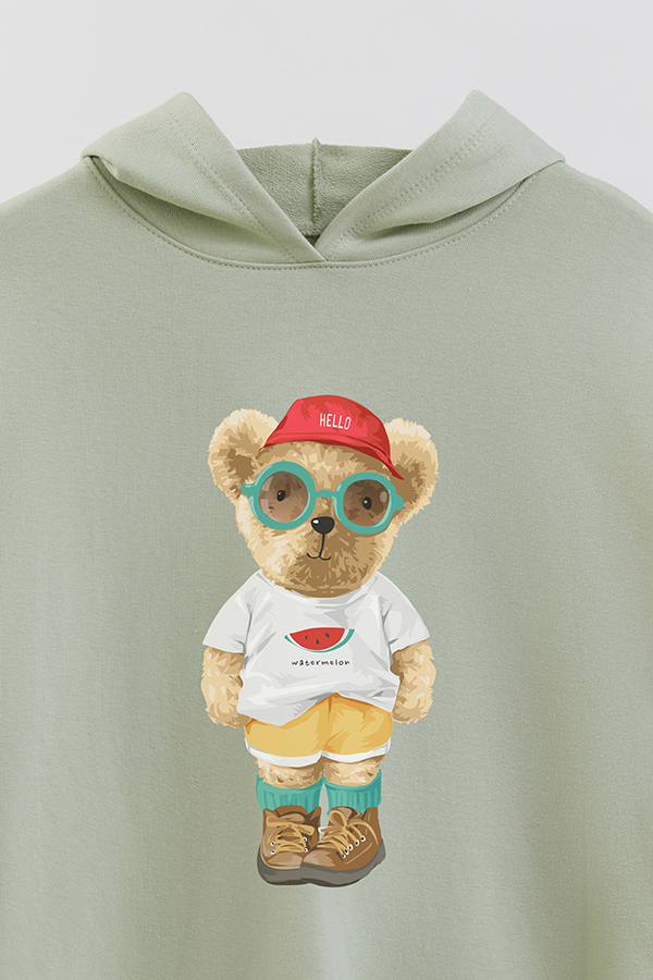 HOODIE RÚSTICO BOY TEDDY WATERMELON