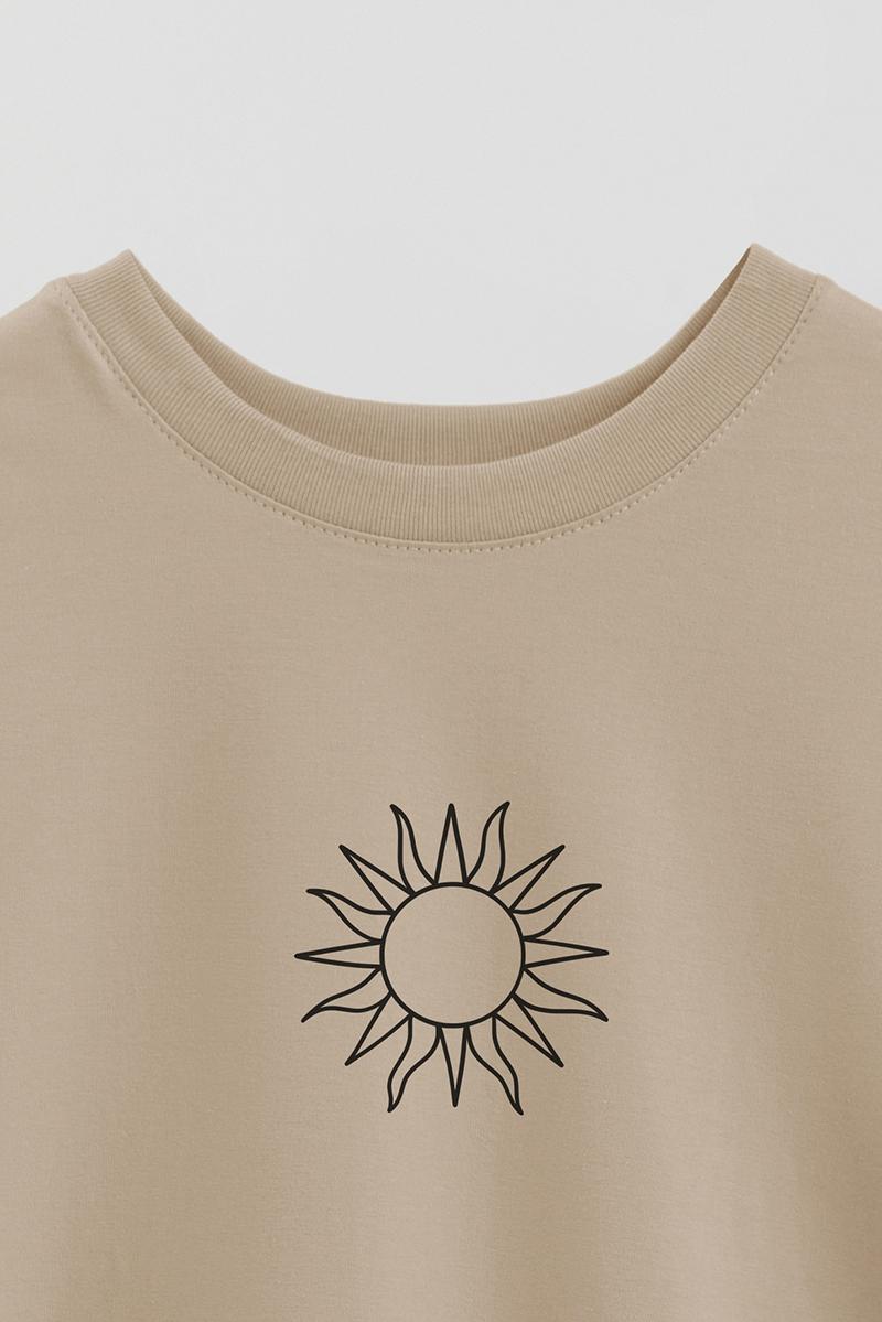 REMERA OVER ESTAMPADA UNISEX SUN