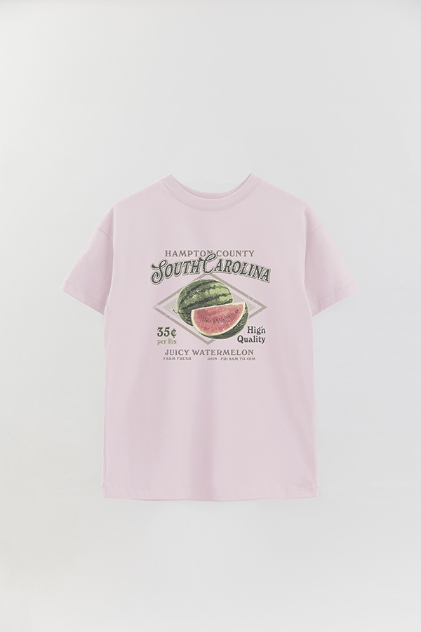REMERA OVER ESTAMPADA SOUTH CAROLINA