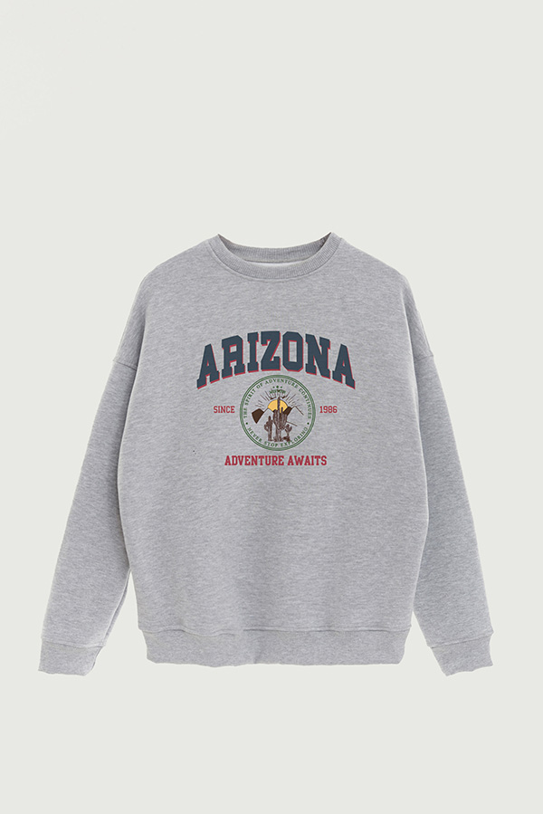 BUZO CREWNECK ESTAMPADO WESTERN 1986